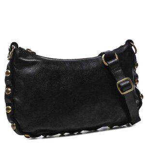 Campomaggi Studded Crossbody Bag Black NWT